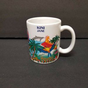 Coffee Cup Mug Graphic Aloha Hawaii Personalized